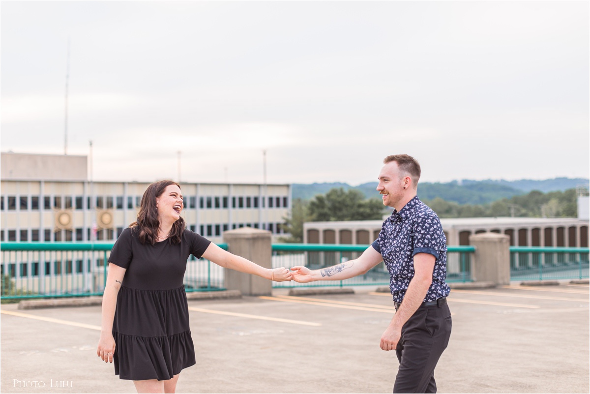 Chasing Light in Downtown New Albany | Indiana & Kentucky Wedding Photographer